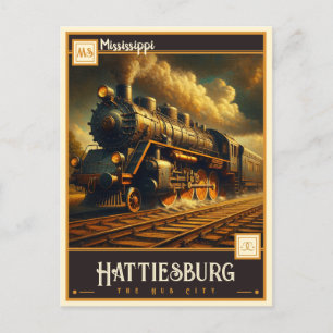 Hattiesburg, Mississippi Vintage Postcard