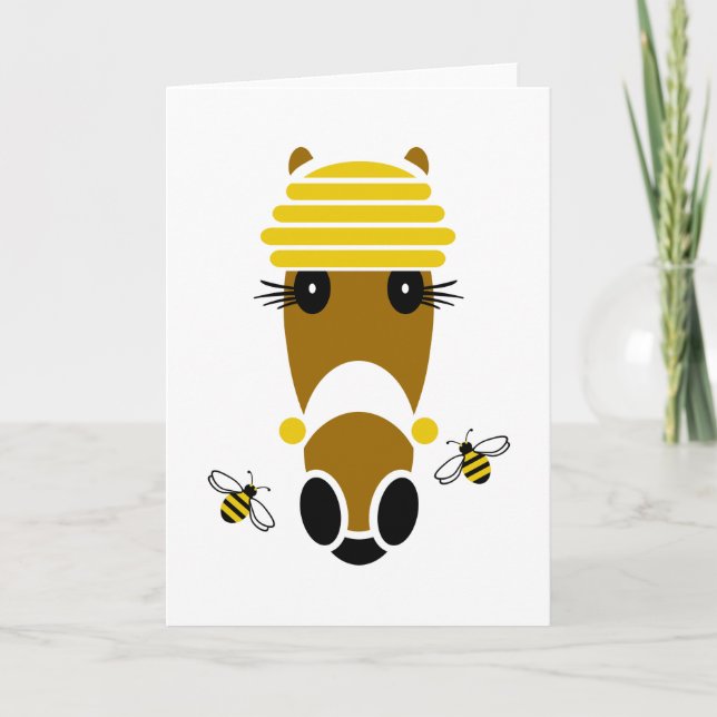 Hattingdon Beehive Hat Card (Front)
