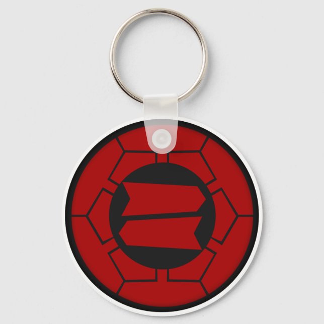 Hattori Clan Kamon Keychain (Front)
