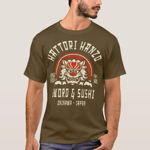 Hattori Hanzo Sword And Sushi 1 T_Shirt