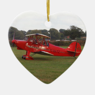 Hatz Biplane Ceramic Ornament