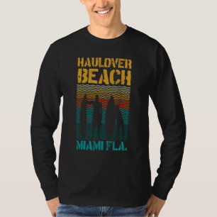 Hau Beach Miami Florida Surf Spot Summer Souvenir T-Shirt