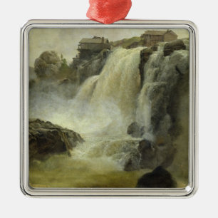 Haugfoss in Norway, 1827 Metal Ornament