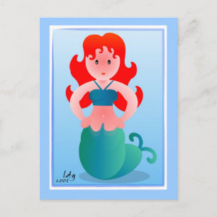 Haughty Mermaiden Postcard