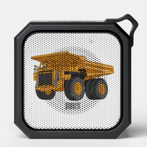 Haul truck cartoon illustration bluetooth speaker