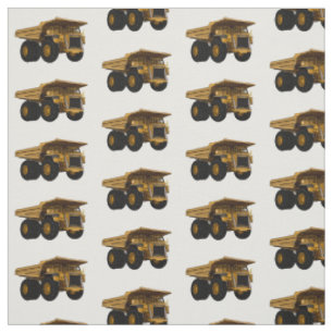 Haul truck cartoon illustration fabric