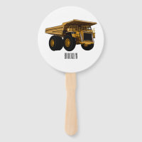 Haul truck cartoon illustration