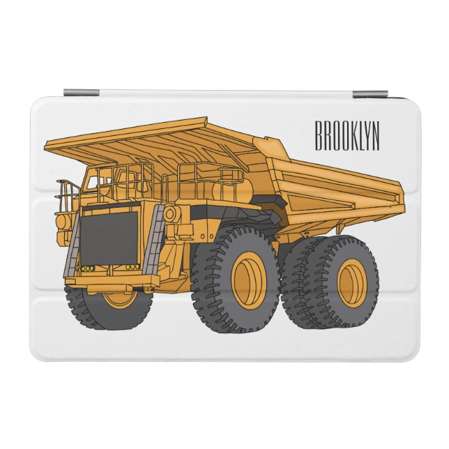 Haul truck cartoon illustration iPad mini cover (Horizontal)