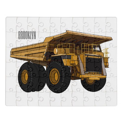 Haul truck cartoon illustration jigsaw puzzle