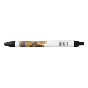 Haul truck cartoon illustration pen