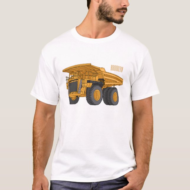 Haul truck cartoon illustration  T-Shirt (Front)