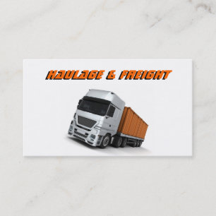 Haulage and Freight Business Card