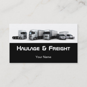 Haulage and Freight Business Card
