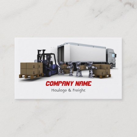 Haulage & Freight Business Card