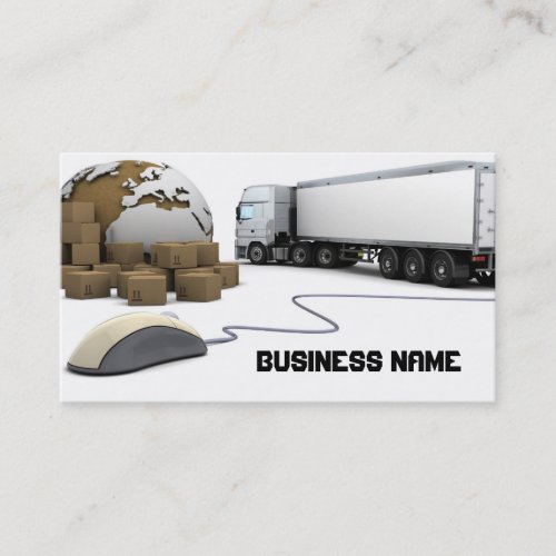 Haulage  Freight Business Card