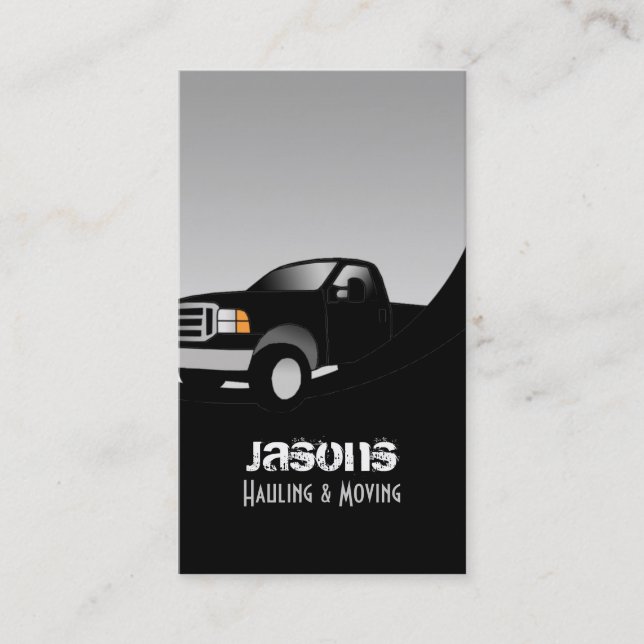 Hauling Business Cards (Front)