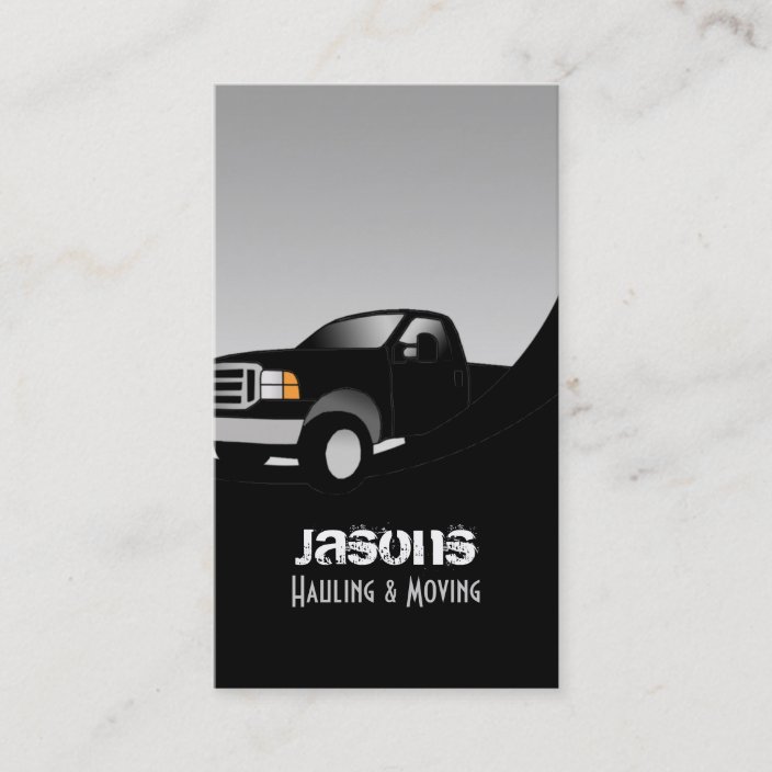 Hauling Business Cards