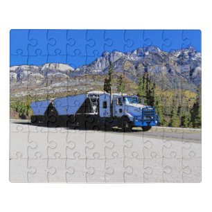 Hauling the Grain - Freight Truck Driver Jigsaw Puzzle