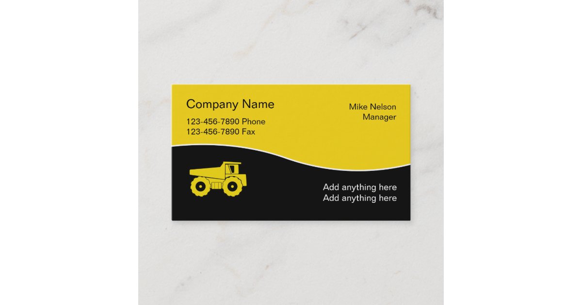 Hauling Trash Removal Service Business Card Zazzle