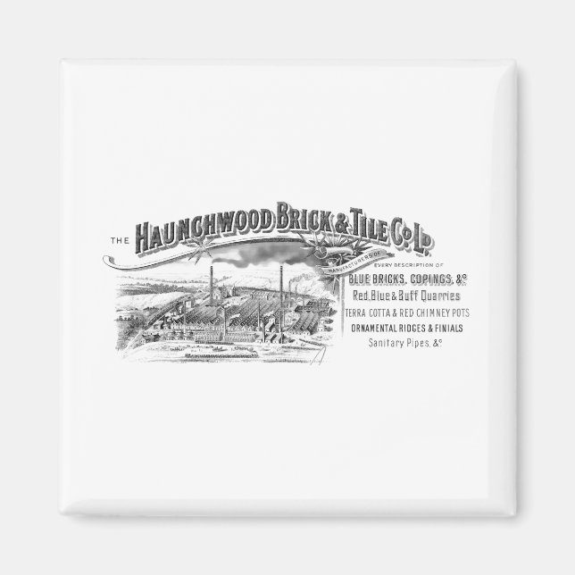 Haunchwood Brick and Tile Co Ltd (Nuneaton) Magnet (Front)