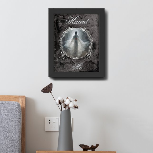 Haunt Me Framed Art (Bedside)