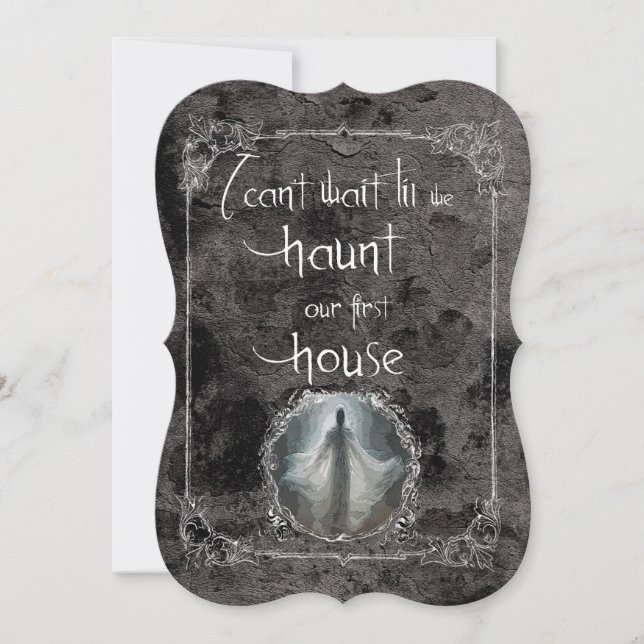 Haunt Our First House  Card (Front)