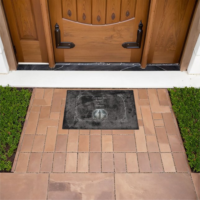 Haunt Our First House  Doormat (Outdoor)