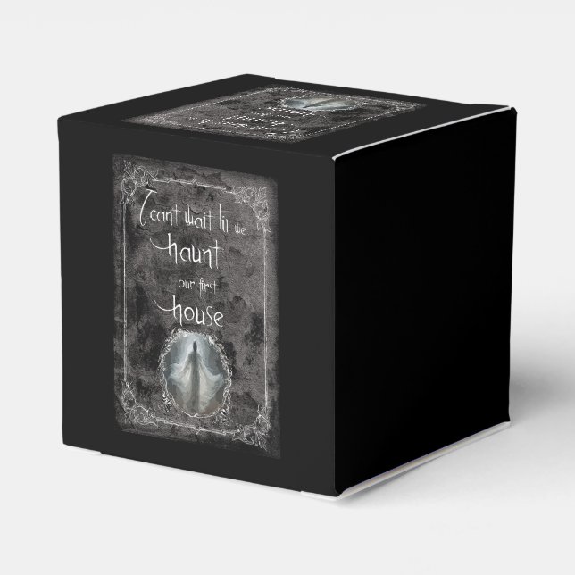 Haunt Our First House Favor Boxes (Back Side)