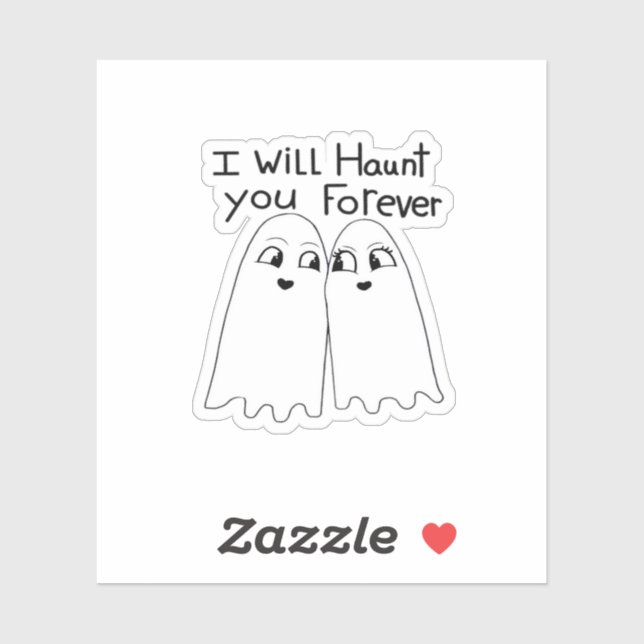 Haunt You - Till Death Do Us Classic  Sticker (Sheet)