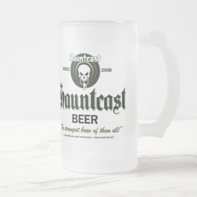 Hauntcast Frosted Mug (Right)