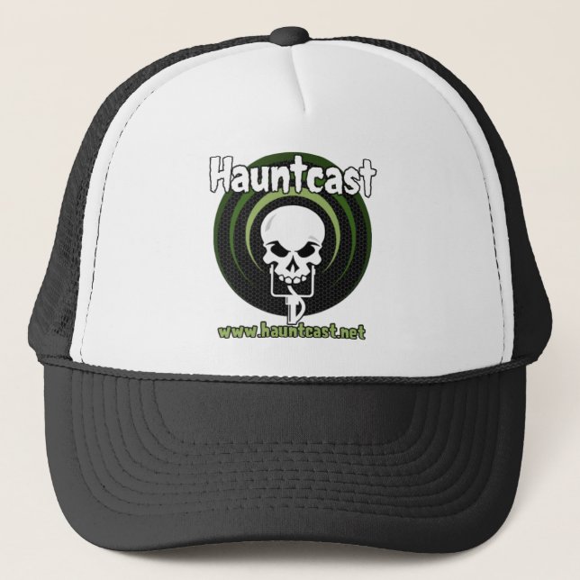 Hauntcast Trucker Hat (Front)