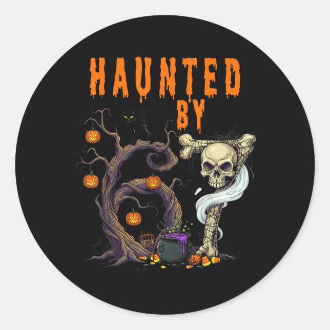 Haunted2 Classic Round Sticker (Front)