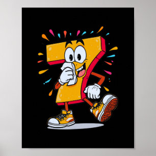 Haunted 67 Funny Sick Seven Meme Halloween Costume Poster