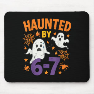 Haunted 67 Ghost Math Teacher Halloween Costume Ma Mouse Pad