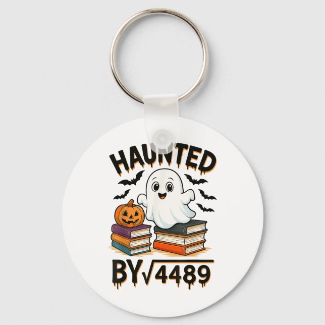 Haunted 67 Meme Six Seven 6-7 Funny Internet Joke  Keychain (Front)