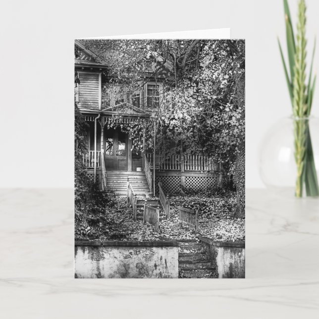 Haunted - Abandoned Holiday Card (Front)