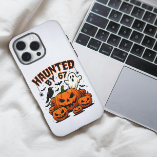 Haunted by 67 Funny Ghost And Pumpkin Halloween iPhone 16 Pro Max Case