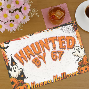 Haunted by 67 Funny Ghost And Pumpkin Halloween Placemat