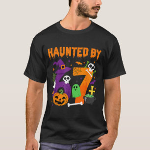 Haunted By 67 Funny Six Seven Meme 6 7 Halloween C T-Shirt
