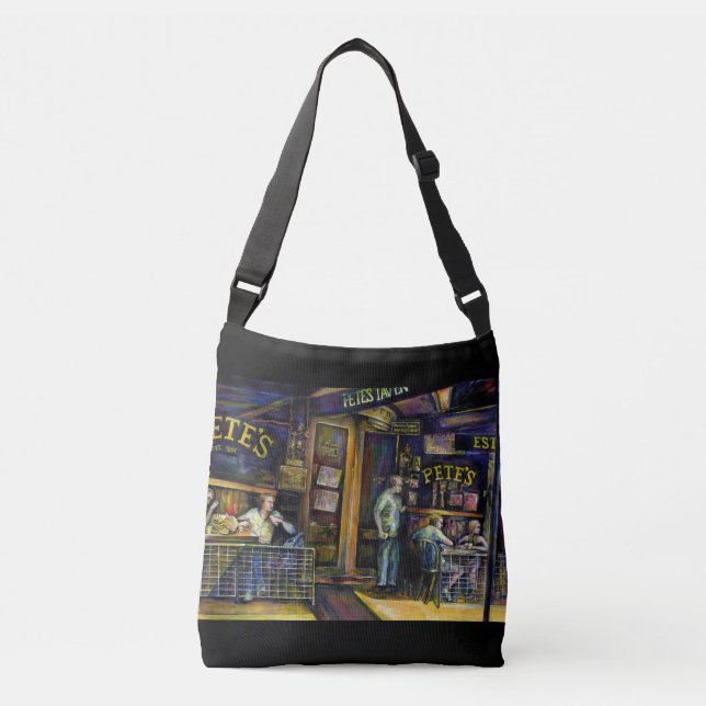 Haunted by the Amorphous Shape of Shadows Crossbody Bag (Front)