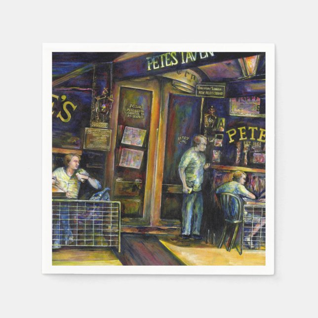 Haunted by the Amorphous Shape of Shadows Napkins (Front)