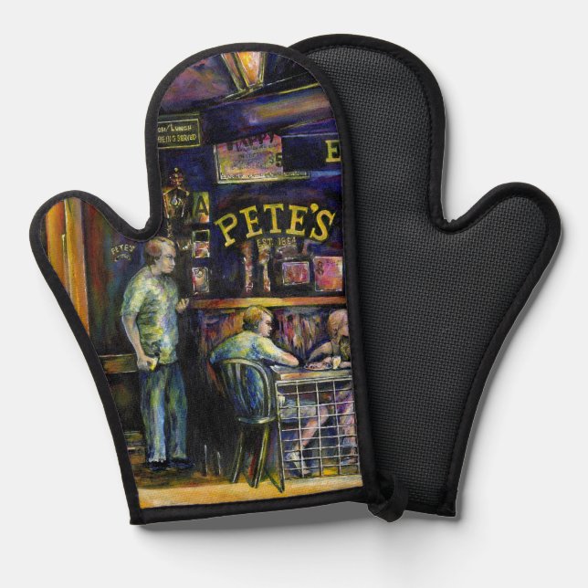 Haunted by the Amorphous Shape of Shadows  Oven Mitt (Front/Back)
