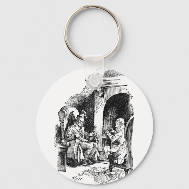 Haunted by Three Spirits Keychain (Front)