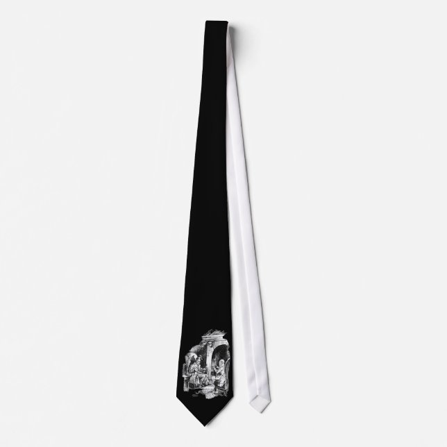 Haunted by Three Spirits Neck Tie (Front)