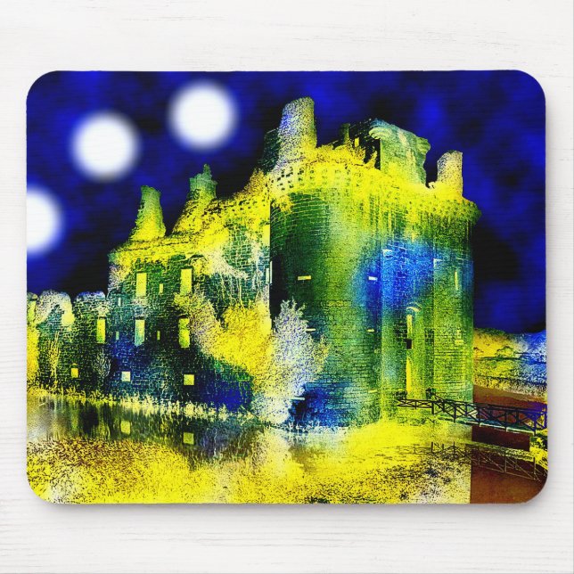 Haunted Castle art Mouse Pad (Front)