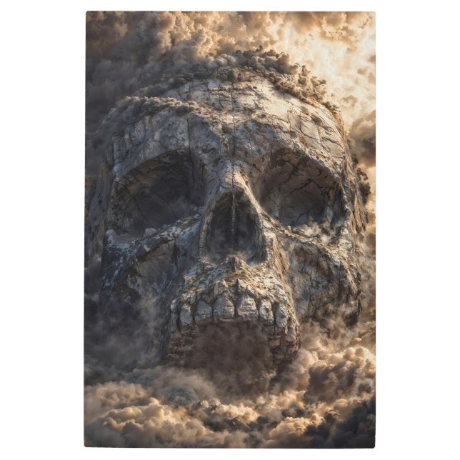 Haunted Castle: Moonlit River Mystery Metal Print (Front)