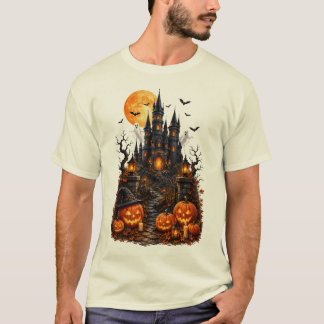 Haunted Castle Pumpkin T-Shirt