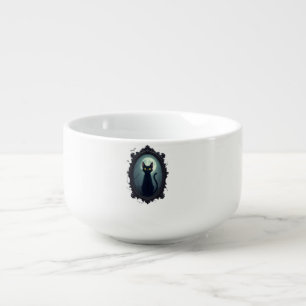 Haunted Cat Mirror Soup Mug