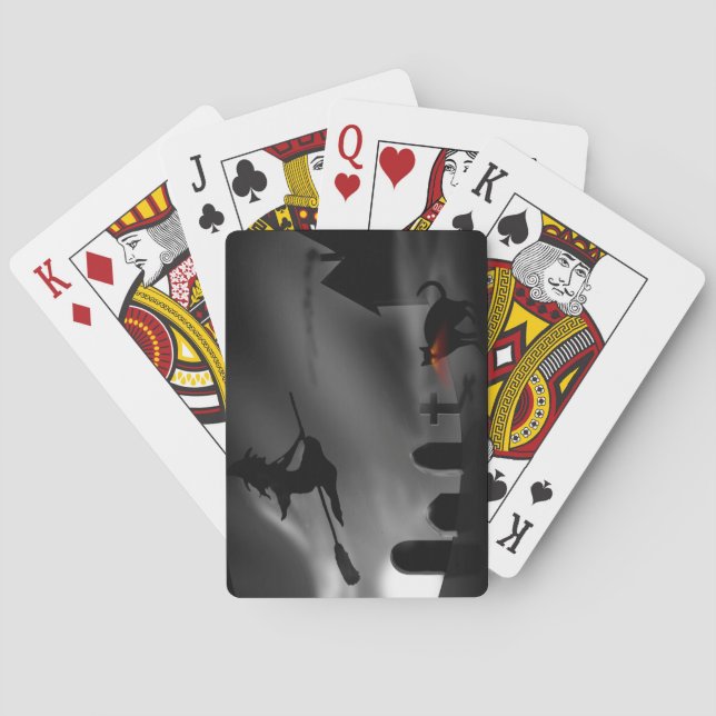 Haunted Cemetery - Poker Cards (Back)