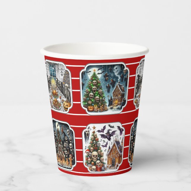Haunted Christmas Party Cups - set 2 (Front)